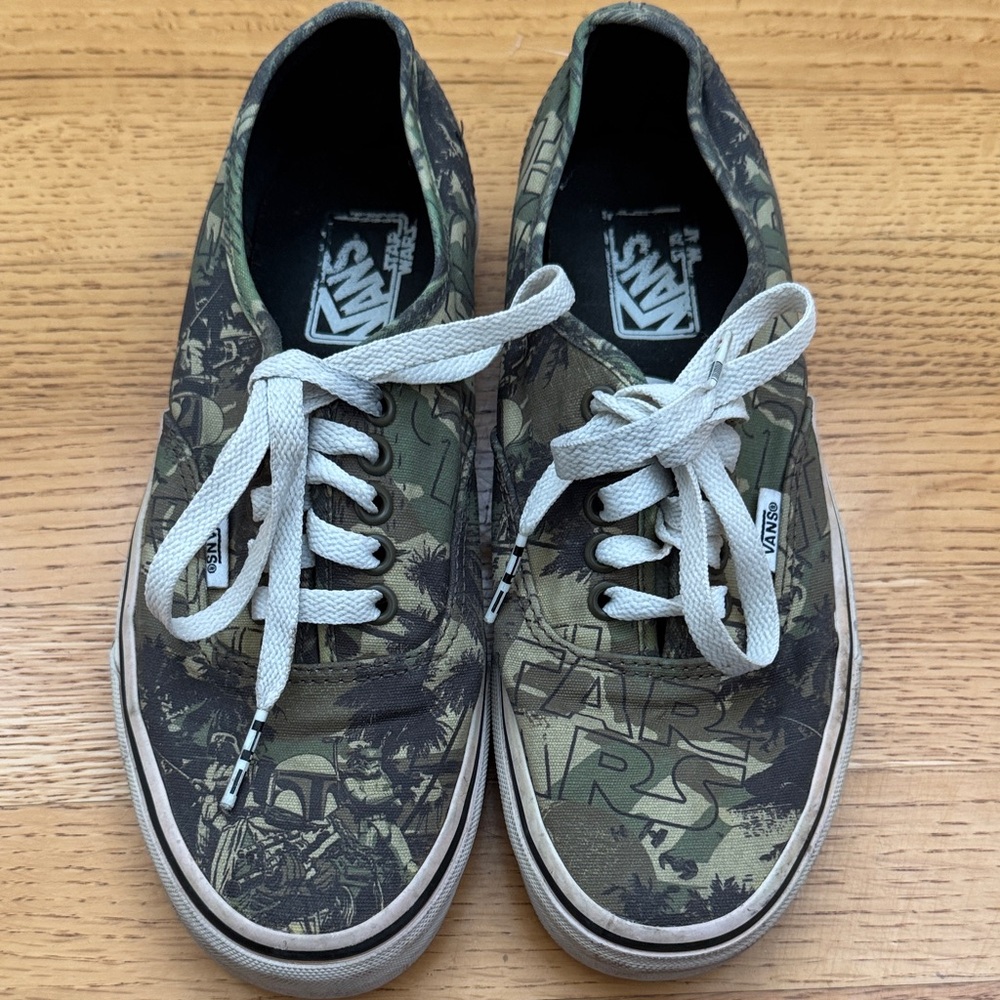 Vans Star Wars Green and Black Men's Shoes